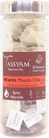 Tassyam Warm Masala Chai | 20 Pyramid Tea Bags Spices Masala Tea Plastic Bottle(20 Bags)