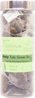 Tassyam Holy Tulsi Green | 20 Pyramid Tea Bags Tulsi Green Tea Bags Plastic Bottle(20 Bags)