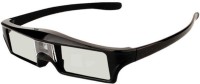 MBOX NX30 DLP Link Rechargeable 3D Glasses 144 Hz 3D Active Rechargeable Shutter Glasses for All 3D DLP Projectors Video Glasses(Black)