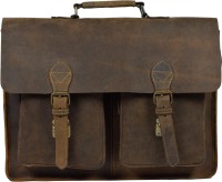 Adimani 15.6 inch Laptop Messenger Bag(Brown)   Laptop Accessories  (Adimani)