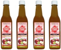 Health first With strand of mother - Raw Unfiltered,unpasturised Vinegar(2000 ml, Pack of  4)