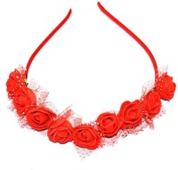 KashQueen Red Flower Tiara For Kids/Girls Hair Band (Red) Hair Band(Red) - Price 170 78 % Off  