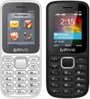 Gfive U220+ Combo of Two Mobile(Black Grey, White blue) - Price 1089 31 % Off  