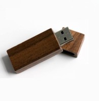 Nexshop Rectangle Shape Wooden Style Magnetic Suction Cover USB 4 GB Pen Drive(Brown)   Computer Storage  (nexShop)