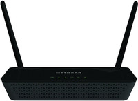 Netgear D1500 N300 WiFi Modem Router(Black, Single Band)