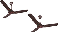 Orient Electric Met bronze copper 1200 mm 3 Blade Ceiling Fan(Bronze copper, Pack of 2)