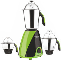 Vidiem Vtron Max 1000 W Mixer Grinder (3 Jars, White, Green)