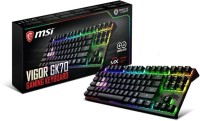 MSI Full RGB LED Illumination, millions of colors and several astonishing light effects can be easily controlled by RGB Mystic Light Wired USB Gaming Keyboard(Black)