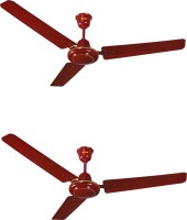 Luminous Rapid 1200mm 3 Blade Ceiling Fan(Red)   Home Appliances  (Luminous)