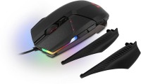 MSI Gaming Mouse 3600 DPI, Choose from millions of colors with RGB Mystic Light Wired Mechanical  Gaming Mouse(USB, Black)