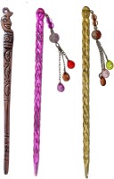 Majik Stylish Combo of Multi Color Juda Sticks Bun Stick(Multicolor) - Price 420 79 % Off  
