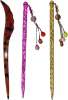Majik Golden Combo of Multi Color Juda Sticks Bun Stick(Multicolor) - Price 420 79 % Off  