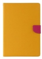 Micomy Flip Cover for Apple Iphone Ipad 4(Yellow, Artificial Leather)