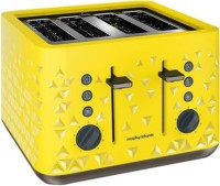 Morphy Richards Prism 4 Slice Toaster 2200 W Pop Up Toaster(Yellow)
