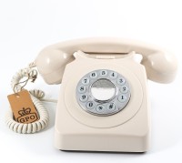 GPO Retro 746 Push Button Telephone Corded Landline Phone(Ivory)   Home Appliances  (GPO Retro)