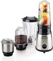 Lee-Star Stainless Steel Nutrimix Plus LE-810 Mixer Grinder with 4 jars 400 W Mixer Grinder (4 Jars, Black)