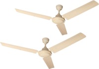 Four Star FABIA 1200mm - Pack Of 2 3 Blade Ceiling Fan(ivory)   Home Appliances  (Four Star)