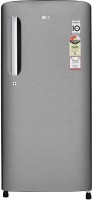 LG 190 L Direct Cool Single Door 3 Star Refrigerator(dazzle Steel, GL-B201ADSW)