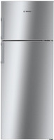 BOSCH 347 L Frost Free Double Door 3 Star Refrigerator(Silver, KDN43VS30I)