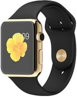 MOBILE FIT A1(gold)_sv.11 phone Smartwatch(Black Strap, Free Size)