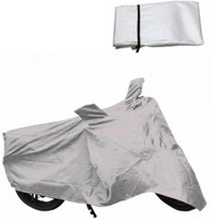 IKJ Two Wheeler Cover for Bajaj(Discover, Silver)