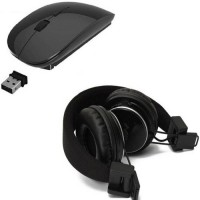 techdeal TM001 Wireless Bluetooth Headphone With Ultra Slim Combo Set