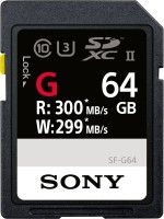 SONY SONY SF-G Series 64 GB SDXC UHS Class 3 300 MB/s  Memory Card