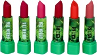 ADS Green tea extract based lipstick multicolor set of 6(1.5 ml, Multicolor) - Price 105 57 % Off  