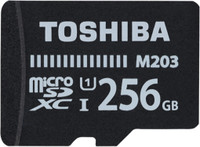 TOSHIBA M203 256 GB MicroSD Card Class 10 100 MB/s  Memory Card