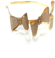 JMD ACCESSORY Golden Bow Hair Band Hair Band(Gold) - Price 125 74 % Off  