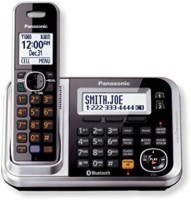 Panasonic kx-tg7841bx Cordless Landline Phone with Answering Machine(Silver)