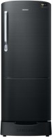 SAMSUNG 212 L Direct Cool Single Door 3 Star Refrigerator(Black Inox, RR22N383ZBS-HL/RR22M285ZBS-NL)