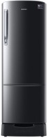 SAMSUNG 255 L Direct Cool Single Door 3 Star Refrigerator(Black Inox, RR26N389ZBS-HL)