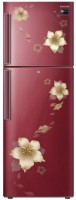 SAMSUNG 253 L Frost Free Double Door 2 Star Refrigerator(Star Flower Red, RT28N3342R2-HL/RT28N3342R2-NL)