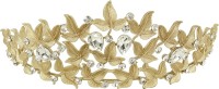 Muchmore Great Combination of Silver & Golden Crown Hair Jewellery Hair Clip(White) - Price 549 80 % Off  