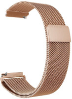 Memore Milanese Magnetic Replacement loop for Samsung Gear S3 Classic / S3 Frontier Smart Watch (42, Rose Gold) Smart Watch Strap(Mullti Color)
