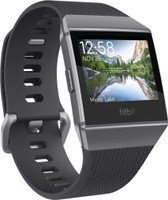 FITBIT Ionic Smartwatch(Black Strap, Regular)