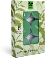 Iris IRIS T LIGHT GREEN TEA & BAMBOO AROMA FRAGRANCE WAX T-LIGHTS CANDLES (Set of 6) - 8002GB Candle(Green, Pack of 6) - Price 125 75 % Off  