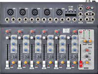 MX Live Audio Mixer 7 Channel Compact Analog Mixer with USB & Bluetooth Analog Sound Mixer