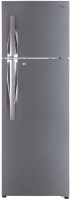 LG 360 L Frost Free Double Door 2 Star Convertible Refrigerator(Shiny Steel, GL-T402JPZU)