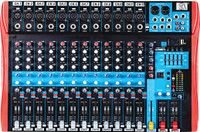 MX Live Audio Mixer 12 Channel Premium Analog Mixer with USB & Bluetooth Analog Sound Mixer