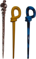 Ritzkart BOB Maker Combo of Multi Color Juda Sticks Bun Stick(Multicolor) - Price 450 77 % Off