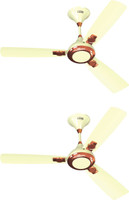 V-Guard Finesta 3 Blade Ceiling Fan(Multicolor, Pack of 2)