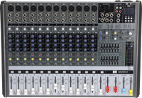 MX Live Audio Mixer 12 Channel Professional Mixer with USB & Bluetooth- Signature 12 Analog Sound Mixer