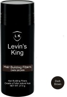 Levins King Best Look Instant Hair Building FIber , Hair Loss concealer - Dark Brown(27.5 g)