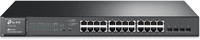 TP-link JetStream 24-Port Gigabit Smart PoE+ Switch with 4 SFP Slots T1600G-28PS(TL-SG2424P)(Black)