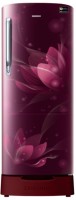 View Samsung 230 L Direct Cool Single Door 4 Star Refrigerator(Blooming Saffron Red, RR24N287YR8/NL) Price Online(Samsung)