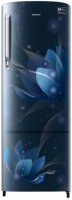 SAMSUNG 255 L Direct Cool Single Door 3 Star Refrigerator(Blooming Saffron Blue, RR26N373ZU8/HL)