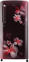 LG 190 L Direct Cool Single Door 4 Star Refrigerator(Scarlet Plumeria, GL-B201ASPX) (LG)  Buy Online