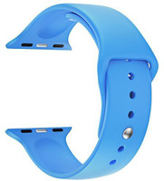 Memore Replacement Sport Band for iWatch all Model 38mm Pink Smart Watch Strap(Blue)